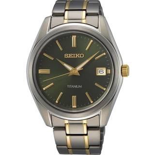 Seiko SUR377P1 Titanium Two Tone Bracelet Watch - W25212