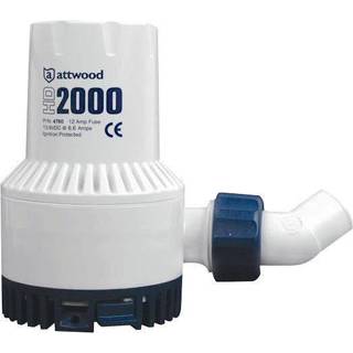 Elektrisk lænsepumpe Attwood HD2000 GPH (126 liter/min), 12 V