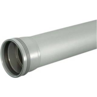 Wavin Wafix pp afløbsrør med muffe 32 x 500 mm grå