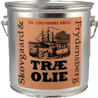 S&F - Træolie Udvendig - 1 L - træolie