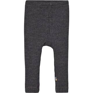 Leggings i grå tyk heavy uld