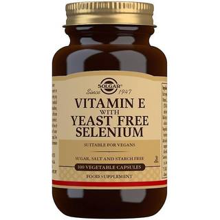 Solgar - Tør Vitamin E med Gær-fri Selen 100 kapsler