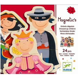 Djeco magneter i træ Dress up