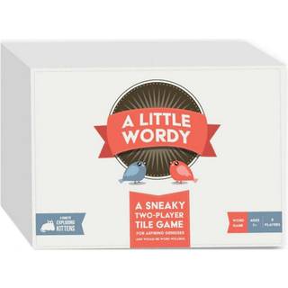 A Little Wordy af Exploding Kittens - Kortspil til voksne, teenagere og børn - Sjove familie-spil - et russisk roulette-kortspil