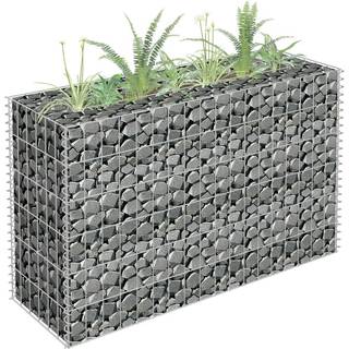 gabion-højbed 90x30x60 cm galvaniseret stål