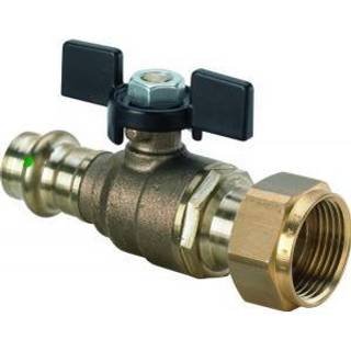 Viega Easytop kuglehane 18 mm x 3/4" rødgods
