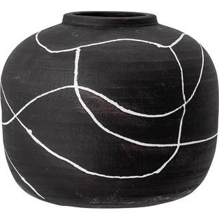 Bloomingville Niza vase terrakotta 16,5 cm Sort