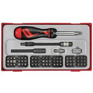 Bit-skraldeskruetrækkersæt Teng Tools TTMD74