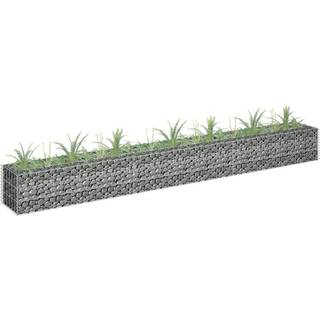 gabion-højbed 270x30x30 cm galvaniseret stål