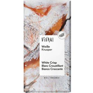 Vivani hvid chokolade m. crisp Økologisk - 100 g