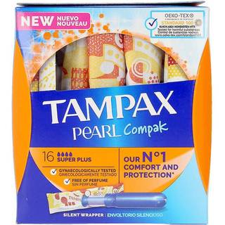 Tampax Pearl Compak Super Plus Tamponer - 16 stk