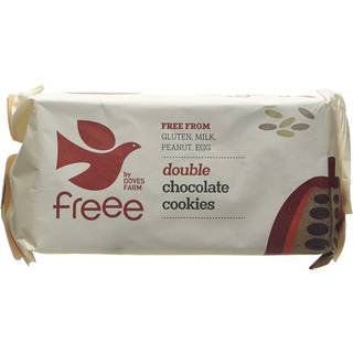 Doves Farm Freee Double Chocolate Cookies Ø - 180 g.