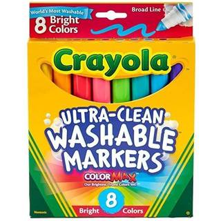 Crayola: ultravaskbare, tykke tuscher - 8 stk.