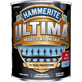 Hammerite Ultima metalmaling rød 750 ml
