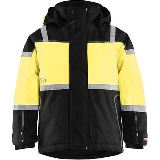 Blåkläder Børne Vinterjakke - Sort/High Vis Gul - C104