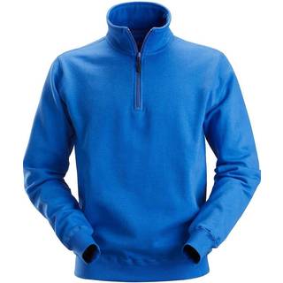 Snickers Workwear 2818 Sweater Lyseblå, kort lynlås Klar blå