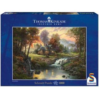 Schmidt Puzzle - Thomas Kinkade: Mountain Retreat (1000 pieces) Floor