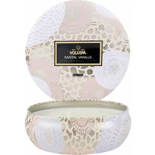 Voluspa 3-Wick Tin Candle Santal Vanille 40h