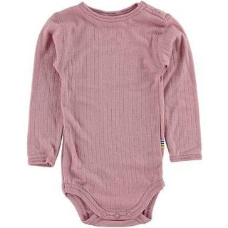 Langærmet rosa uldbody