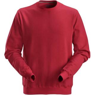 Snickers 2810 sweatshirt chilirød S