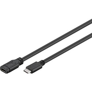 Microconnect Usb3.1cc1.5ex Usb-kabel Usb 3.2 Gen 1 (3.1 Gen 1) 1,5 M Usb C Sort 1.5m. Usb C Usb C Sort