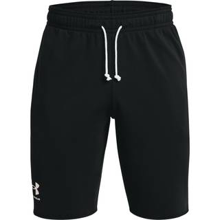 Under Armour Rival Terry Shorts Men - Black, White, Size S - black