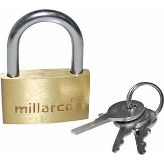 Mi-lock Hængelås messing - 30 mm. "Kampagne"
