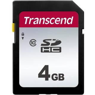 Transcend 300S SDHC kort - 4 GB - Class 10