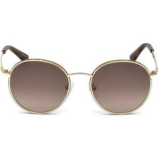 Guess Kvinde GU7556 32F Solbriller Metal Guld Brun Rund Normal Skygge