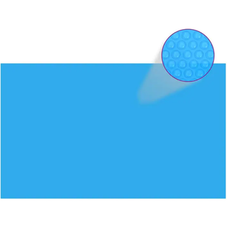 Flydende Soldrevet Pe-Poolovertræk Rektangulært 6X4 M - Blå / 500 x 300 cm