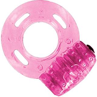 Love i Lommen - engangsvibrerende penisring (pink)