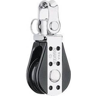 Enkeltblok Harken Small Boat Classic Swivel 29 mm, fast/roterende, kuglelejet, passer liner Ø4 - 8 mm