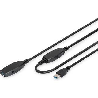DIGITUS - USB extension cable - USB Type A to USB Type A - 15 m