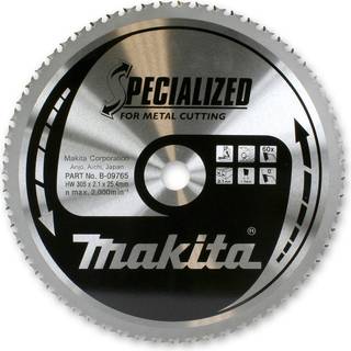 Rundsavsklinge til metal Makita; 305x1,7x25,4 mm; Z60; -5°