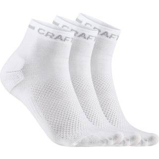 CORE Dry Mid Socks 3-Pack - White
