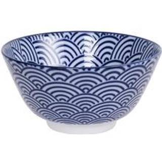 Tokyo Design Studio Nippon Blue Risskål 30 Cl Wave - Serveringsskåle Porcelæn Blå - 16000