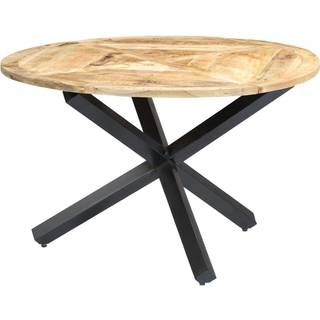 spisebord rundt 120x76 cm massivt mangotræ