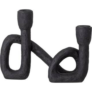 Bloomingville Mashel lysestage 16,5 cm Sort
