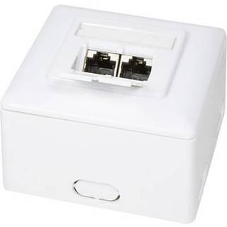 LogiLink NP0039 Cat6 2-Port Network Outlet Box