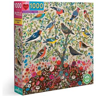 eeBoo Puzzle 1000 pcs - Songbirds Tree