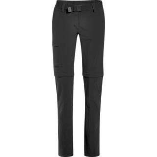Maier Sports Women's Inara Slim Zip Trekking bukser Damer størrelse 22 - Short farve sort