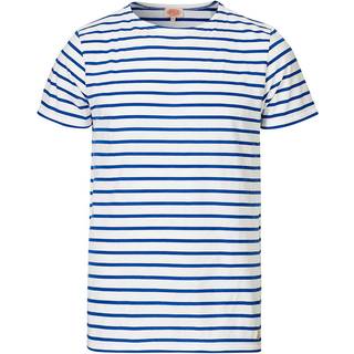 Armor-lux Hoëdic Boatneck Héritage Stripe T-shirt White/Blue