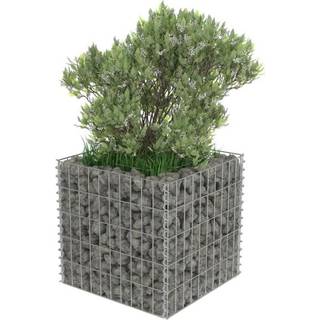 gabion-højbed 50x50x50 cm galvaniseret stål