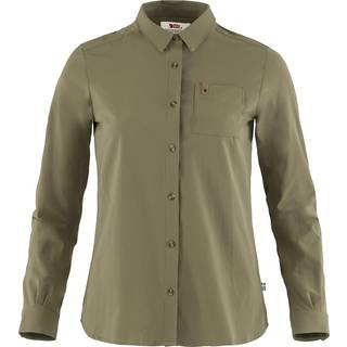 Fjällräven Women's Övik Lite Shirt Long Sleeve Green, XL