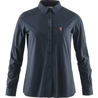 Fjällräven Women's Övik Lite Shirt Long Sleeve Navy, XS