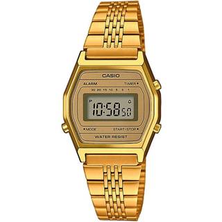 Casio Collection Quartz Gold Dial Gold PVD Stainless Steel Bracelet Unisex Watch LA690WEGA-9EF