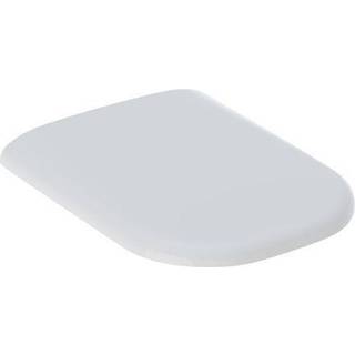 Geberit Smyle toiletsæde: Soft close=Ja, Quick-Release-hængsel=Nej, Beslag=Oppefra, Hvid / Blank