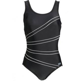 Damella Keira Chlorine Resistant Swimsuit 36-50 - Black - 44