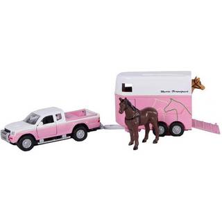 Kids Globe Mitsubishi L 200 Med Hestetrailer med heste