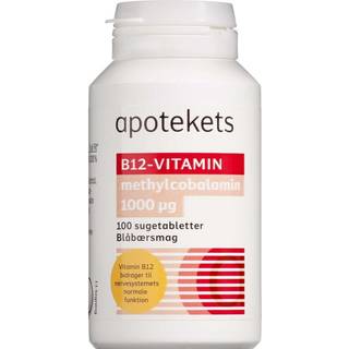 Apotekets B12 vitamin sugetabletter 100 stk.